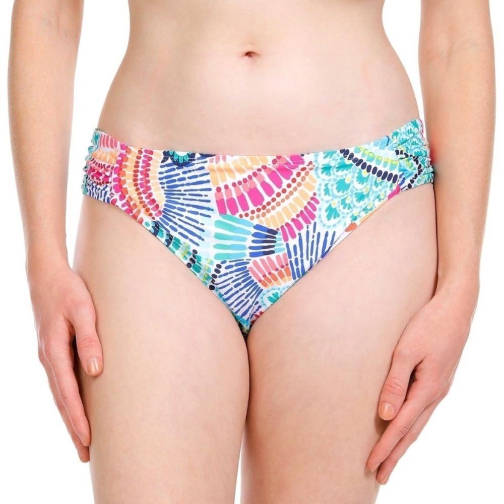 La Blanca Women's Standard Side Shirred Hipster Swimsuit Bottom Size 12